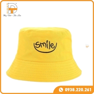 NÓN BUCKET VÀNG TƯƠI - SMILE 