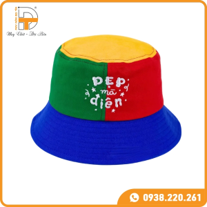 NÓN BUCKET PHỐI MÀU 