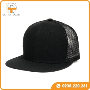 NÓN SNAPBACK PHỐI LƯỚI ĐEN 